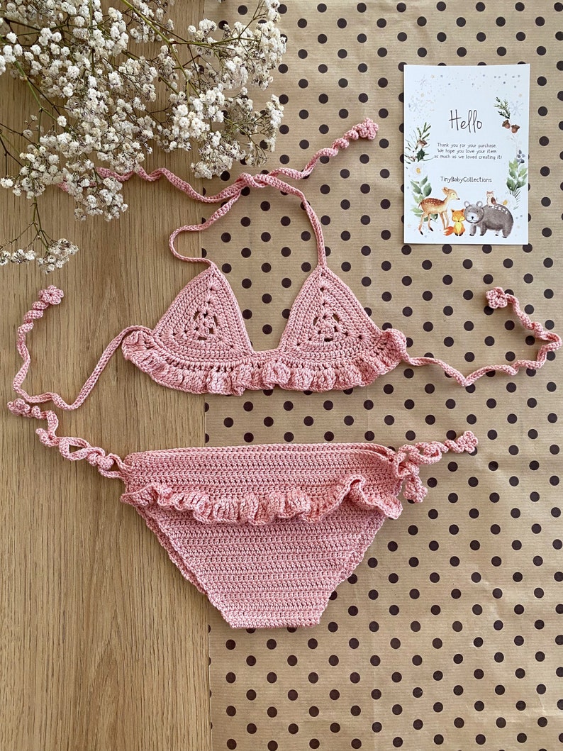Crochet Baby Bikini Baby Bikini Newborn Photography Prop Etsy