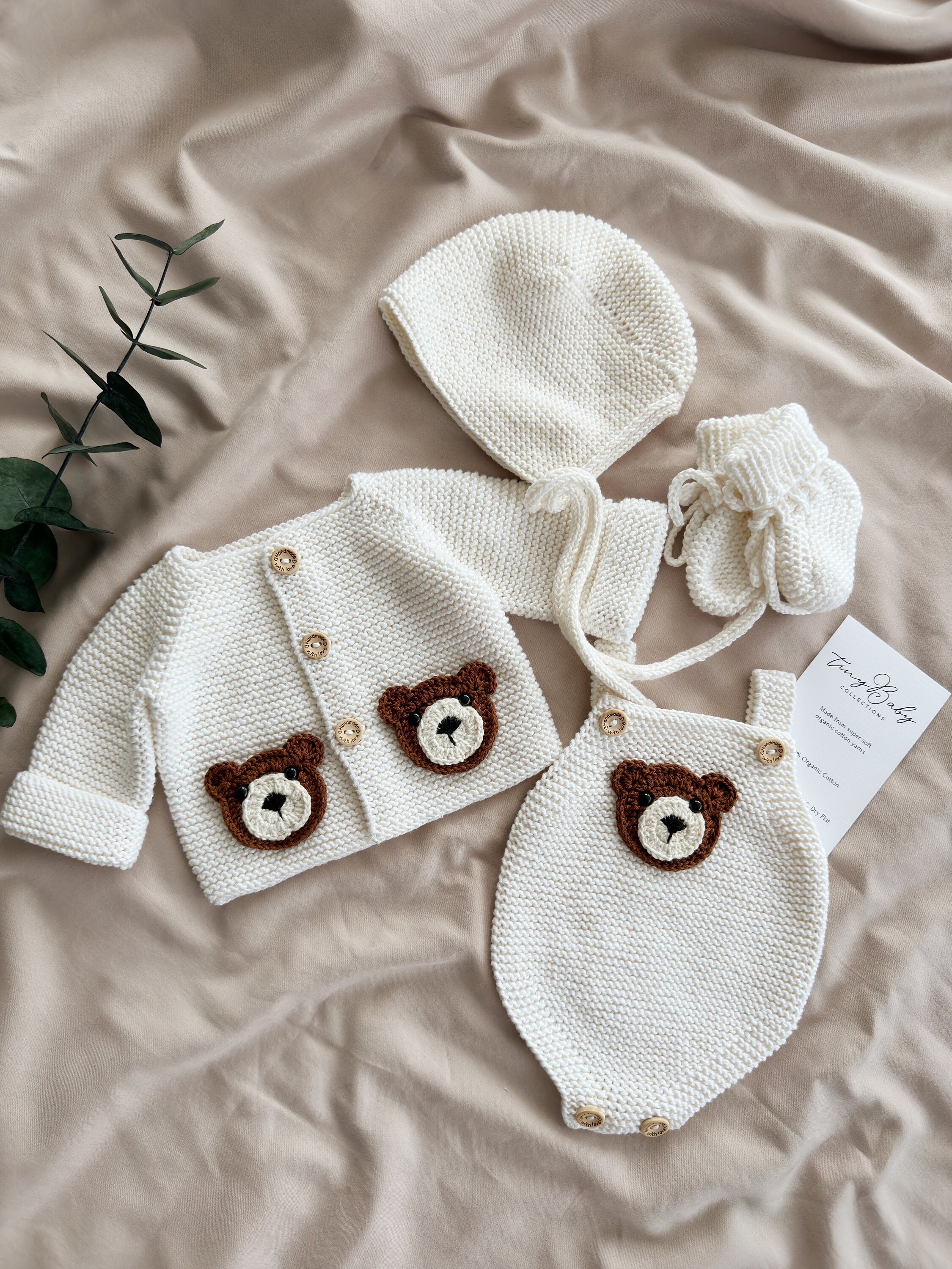 【CLANE】TEDDY BEAR HAND KNIT TOPS CLANE】TEDDY BEAR HAND KNIT TOPS
