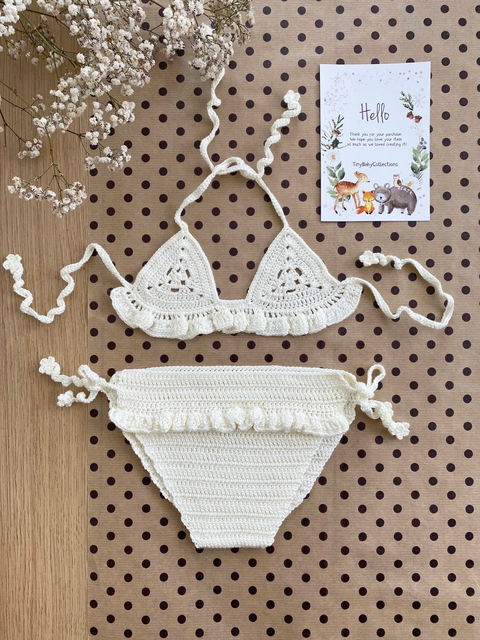 Crochet Baby Bikini Baby Bikini Newborn Photography Prop Etsy