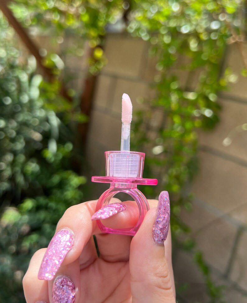 Cute Lip Gloss Ring Lip Gloss Girls Lip Tint Etsy