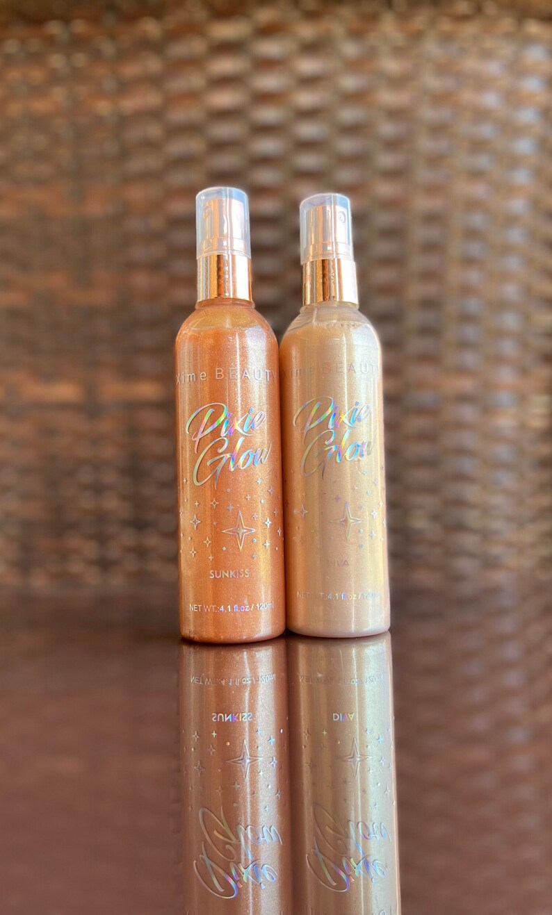 Pixie Glow Body Shimmer Spray on Body Glitter Y2K Body Etsy