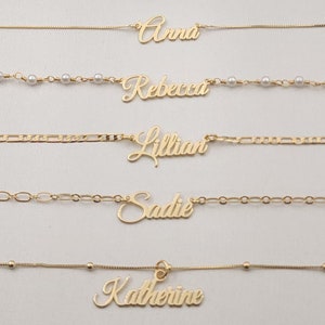 Personalized Name Necklace, Customize Name Necklace, Custom Name Necklace, Nameplate Necklace, Valentine Necklace, Valentine Gift For Her