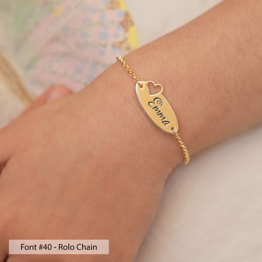 Personalized Baby Bracelet for Girls/boys, Baby Name Bracelet, Baby ID Bracelet, Name Bracelet
