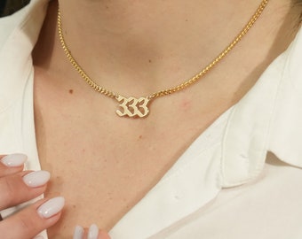 Number Necklace - Etsy