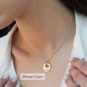 Colar com nome japonês personalizado, colar com nome japonês com pedra de aniversário, colar com nome japonês dourado, colar com nome de disco, fonte japonesa