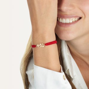 Pulsera de macramé personalizada con nombre chino, pulsera con nombre chino, pulsera con nombre mandarín, pulsera de la amistad china tradicional o moderna