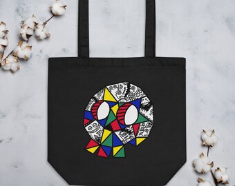 Skull Doodle Eco Tote Bag