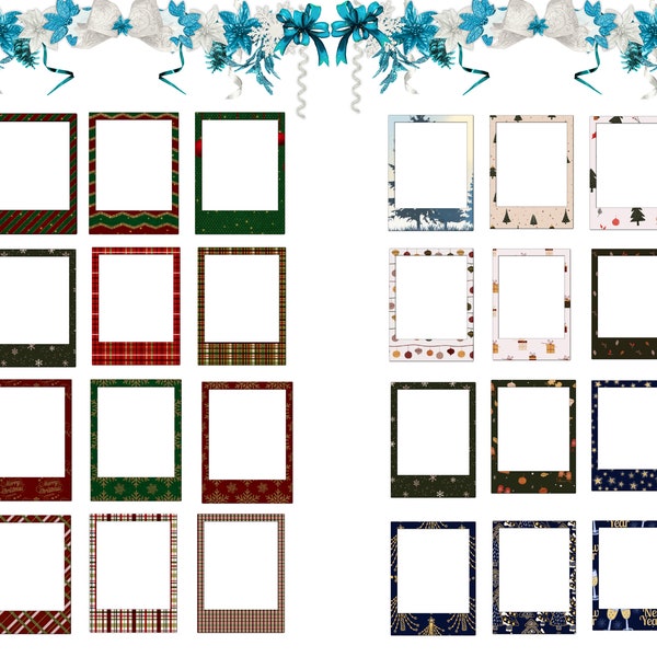 Digital Polaroid  Frame/Digital Photo Frame/Digital Stickers/Used to decorate Digital Planner, Journal & Digital Scrapbooking