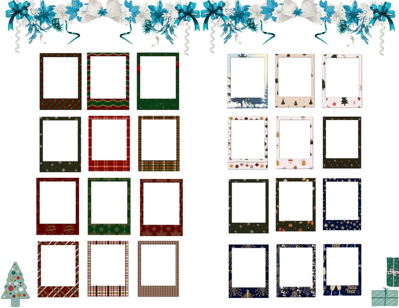 Digital Polaroid Frame/digital Photo Frame/digital Stickers/used to