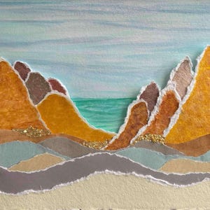 Download digitale Torn Paper Art Stampa artistica originale a casa-Bundle