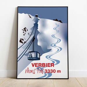 Verbier télécabine de Mont Fort