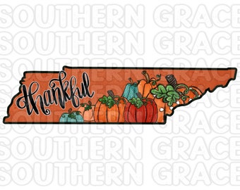 Tennessee Autumn PNG digital download