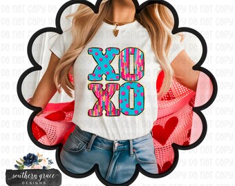 XOXO Valentine’s Day PNG