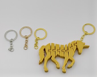 Movable Unicorn Keychain - 3D Printing