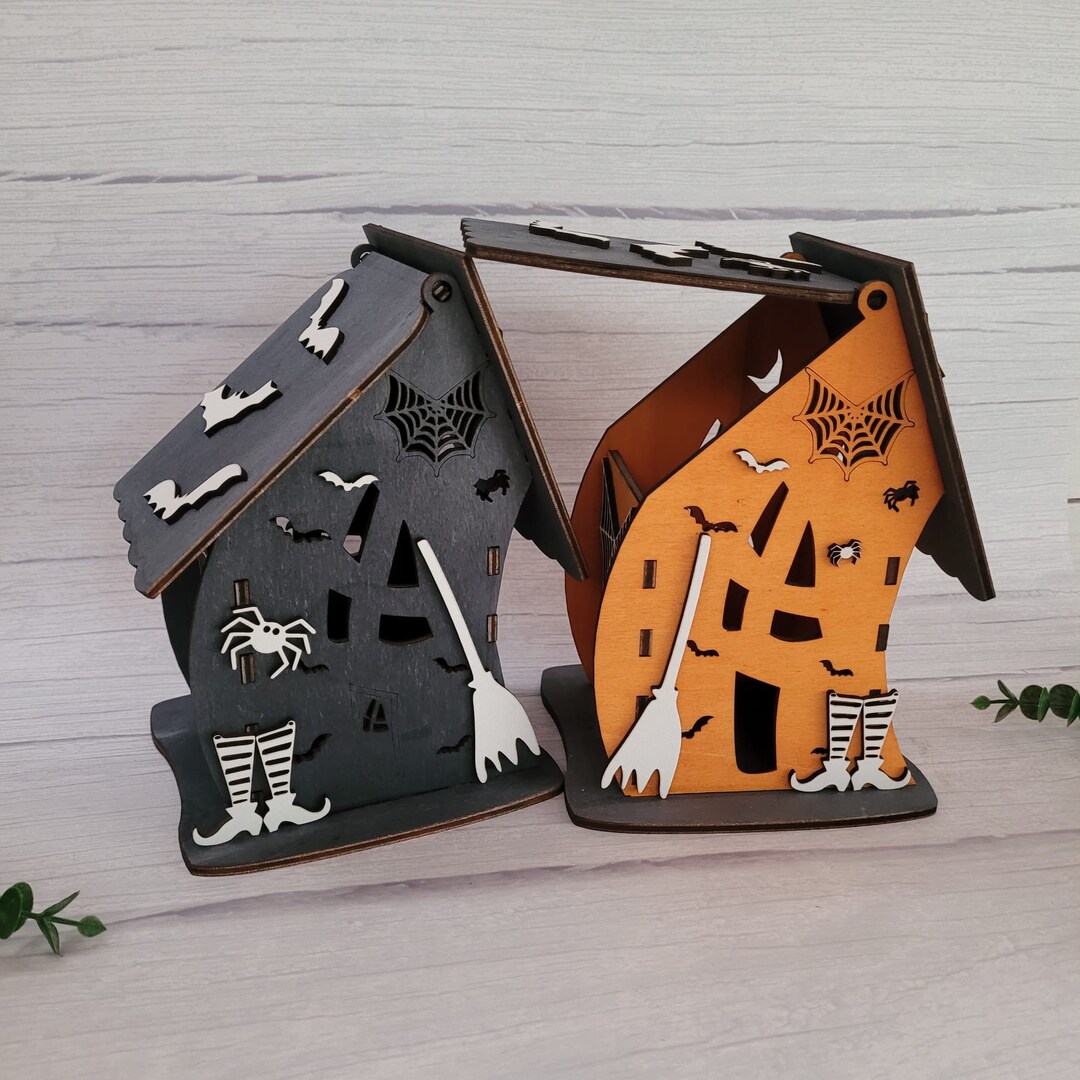 Witch Halloween House SVG, Digital Project, Halloween House, Scary