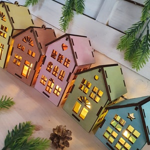 Tiny houses scandinavische gracht amsterdam lantaarn theelichthouder - digitaal bestand instant download svg dxf glowforge lasercut