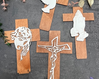 Easter Cross SVG Bundle: Christian Laser Cut Files (Digital Download)