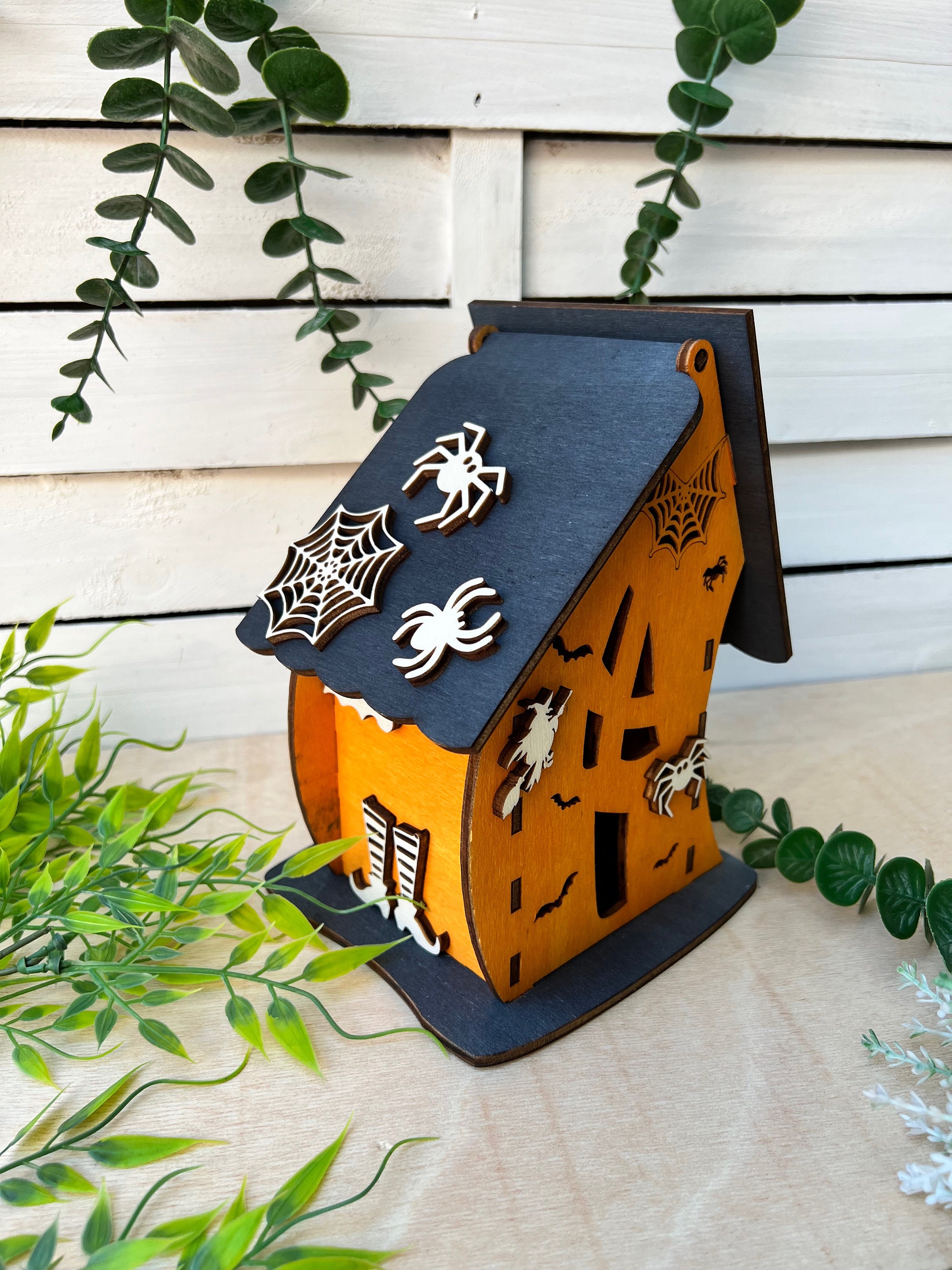 Witch Halloween House SVG Digital Project Halloween House Etsy
