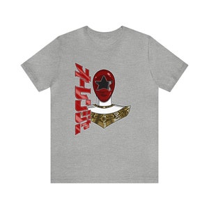 Ohranger Red Super Sentai T Shirt Zeo Ranger Custom Graphic Art Shirts ...