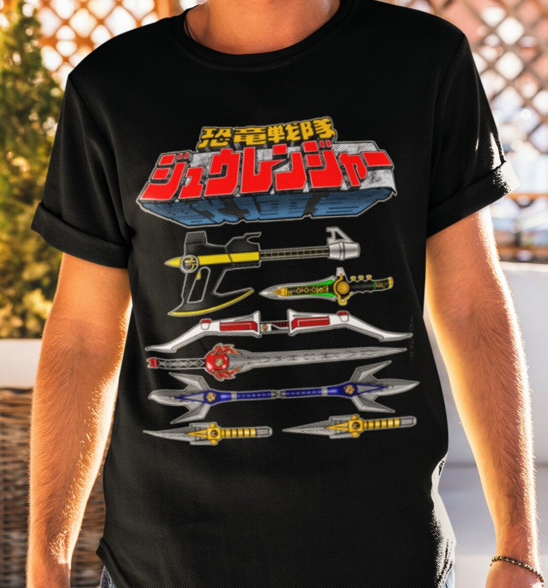 Ranger Gear Super Sentai T Shirt Zyuranger MMPR Custom Graphic