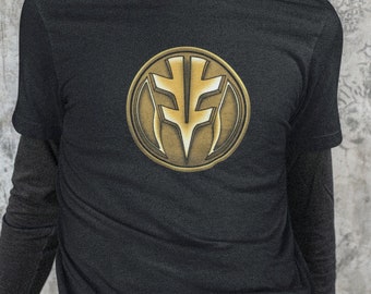 White Ranger Logo Super Sentai T Shirt MMPR Dairanger Custom Graphic Art Shirts Rangers Retro Superhero Vintage Tee