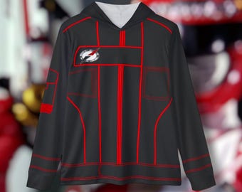 Sweat à capuche Overdrive Red Ranger (impression complète) Léger, respirant, entraînement, pull, fitness Super Sentai personnalisé