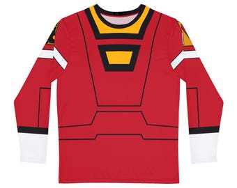 Carranger Red Racer Long Sleeve Shirt (full Print) Super