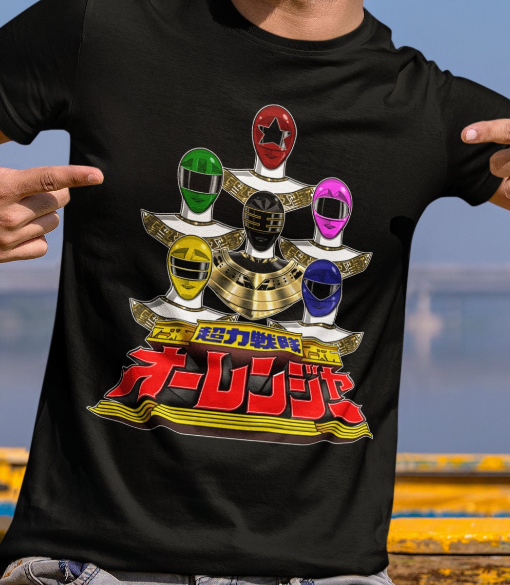 Ohranger Super Sentai T Shirt Zeo Ranger Custom Graphic Art
