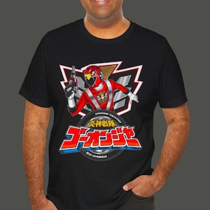 Go On Red Tee Super Sentai T Shirt Custom Graphic Art Cosplay Shirts Rangers Retro Vintage 90s Tee