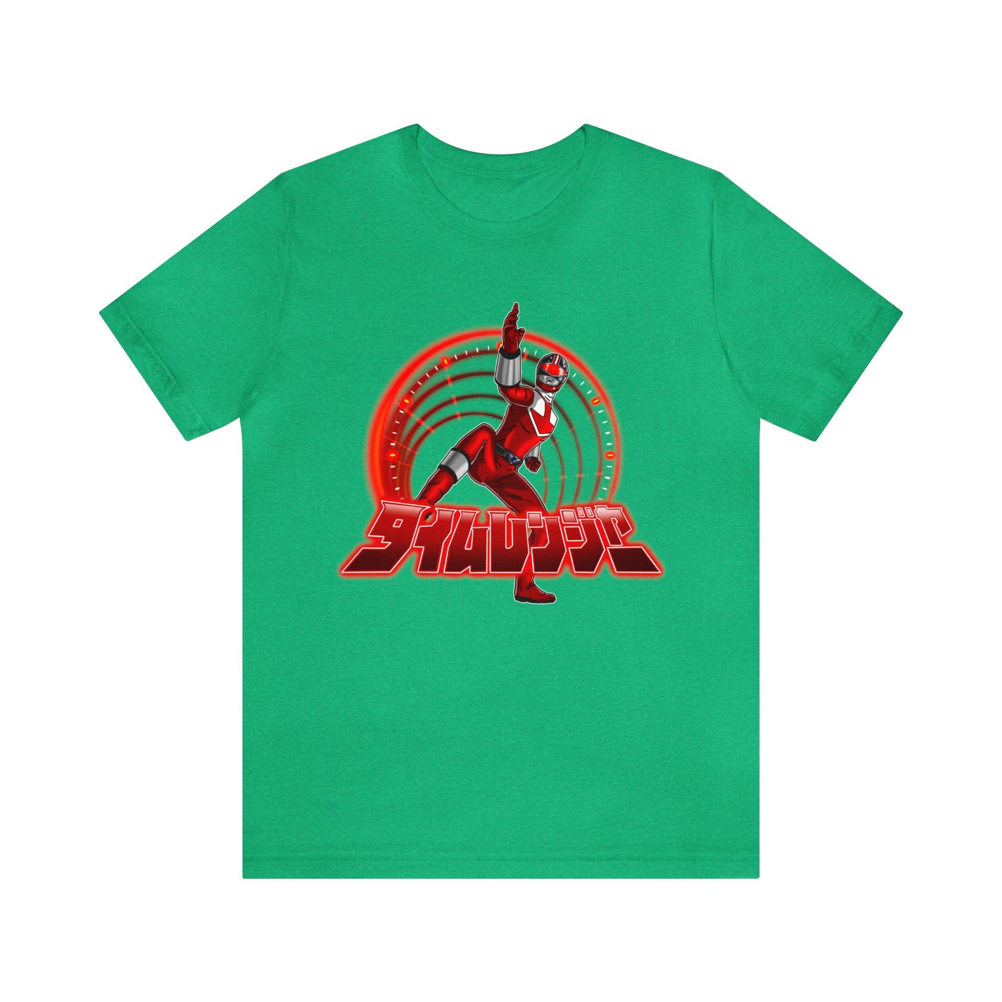 レッドタイムフォーススーパー戦隊Tシャツタイムレンジャーパワー