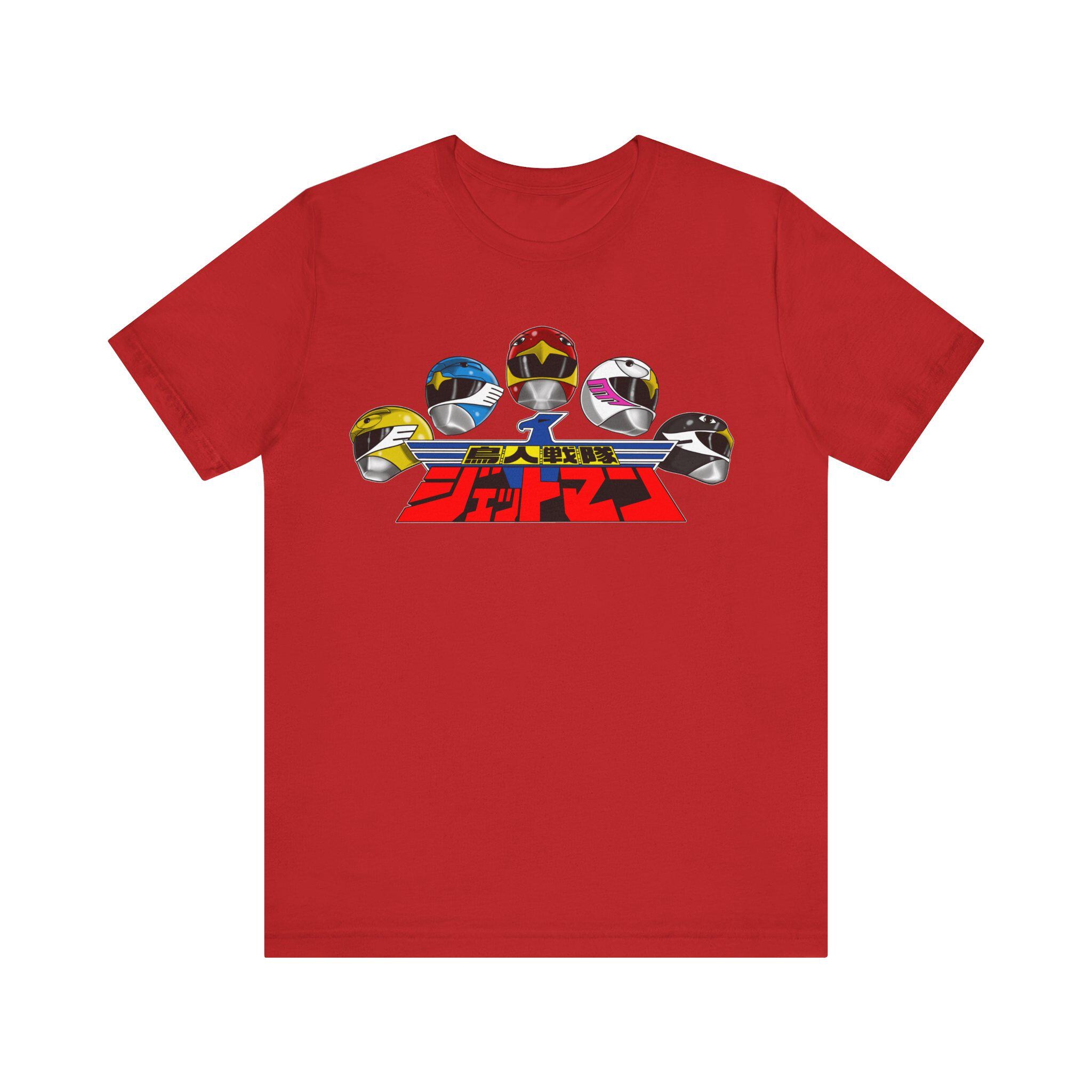 Jetman Team Tee Super Sentai T Shirt Custom Graphic Art Cosplay