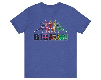 T-shirt Sentai History Taille XXL - Séries Bioman, Fiveman, Go Ranger, Occasion Très Bon état