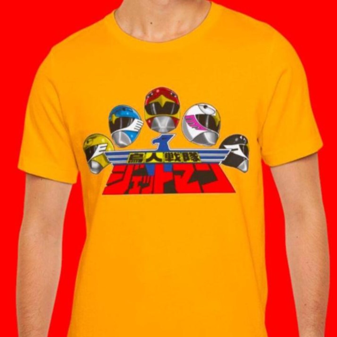 ジェットマンチームTシャツ スーパー戦隊Tシャツ カスタムグラフィック