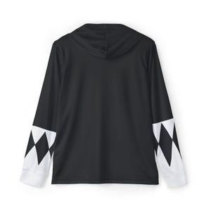 Zyuranger Black Mammoth Ranger Lightweight, Breathable, workout, pull over, fitness Hoodie (Full Print) Super Sentai Custom image 4