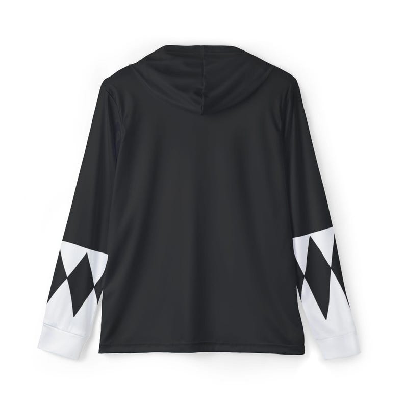 Zyuranger Black Mammoth Ranger Lightweight, Breathable, workout, pull over, fitness Hoodie (Full Print) Super Sentai Custom image 4