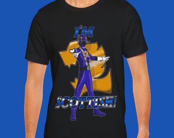 RPM Blue Ranger Tee Super Sentai T Shirt Custom Graphic Art Cosplay Shirts Rangers Retro Vintage 90s Tee