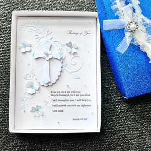 Handgemaakte gepersonaliseerde condoleancekaart, Thinking of you-kaart, condoleancekaart C007