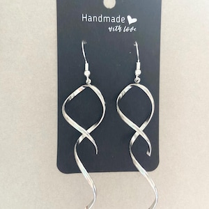 Earrings, Dangle Earrings in Gift Box, Elegant drop earrings 925 Sterling Silver Hypoallergenic hook back or gold plated back,