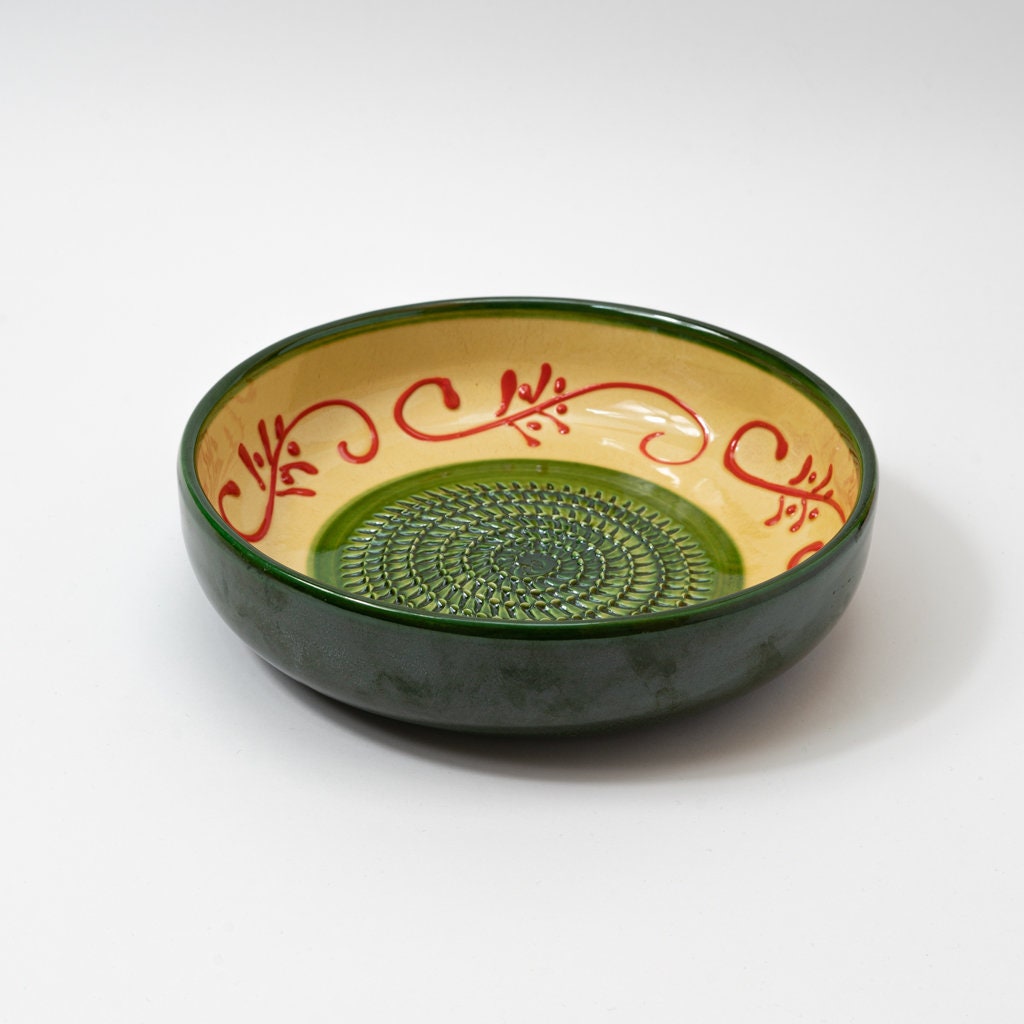 The Grate Plate Handmade Ceramic Grater in Black Charcoal — Las