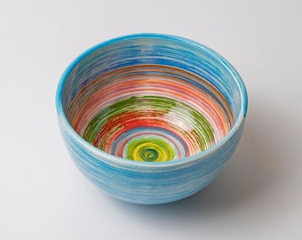 Bowl - Handmade Ceramic - Tuna Theme- Unique Gift - Ø13,5 cm / SOL