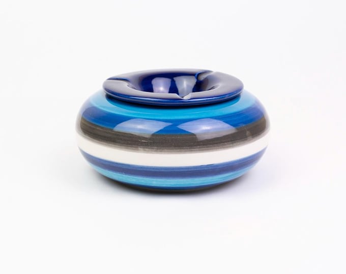 Gitanes セラミック灰皿 青 フランス製 Gitanes セラミック灰皿 青 フランス製