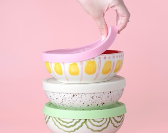 Coperchio in silicone riutilizzabile: coperchio ermetico ecologico per alimenti