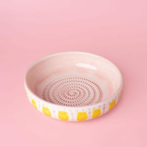 Handgefertigte Keramik Ginger Reibe Platte - Made in Spain - Valentina