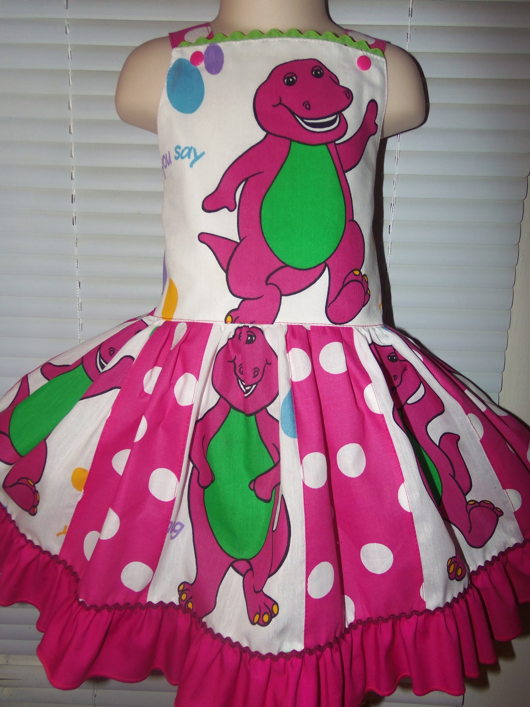 Purple Watercolor Dinos - Women's Dinosaur Dress