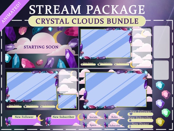 Animated Crystal Stream Bundle