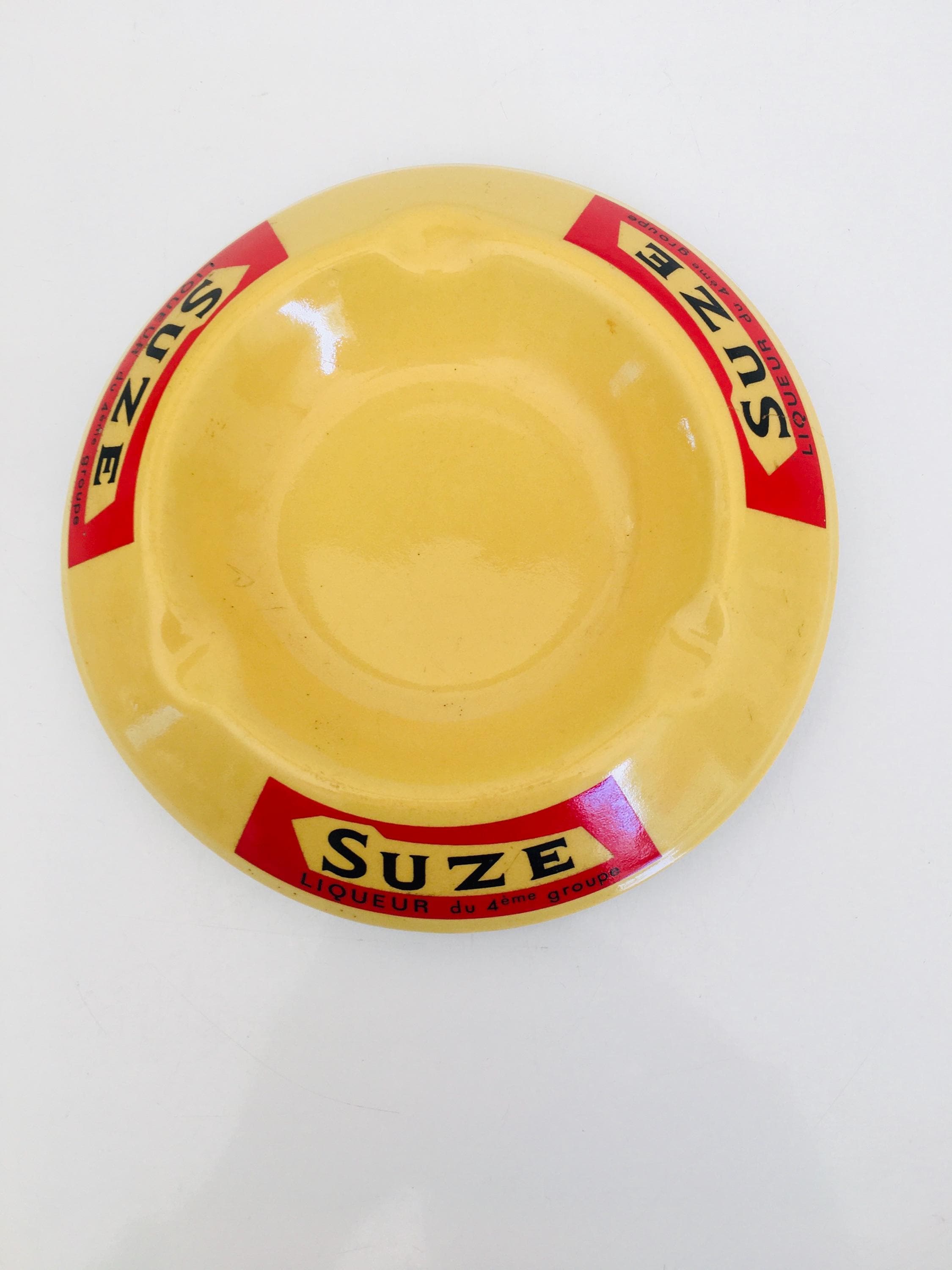 ビンテージ　灰皿　フランス　SUZE  アドバタイジング　1960年代 ビンテージ 灰皿 フランス SUZE アドバタイジング 1960年代