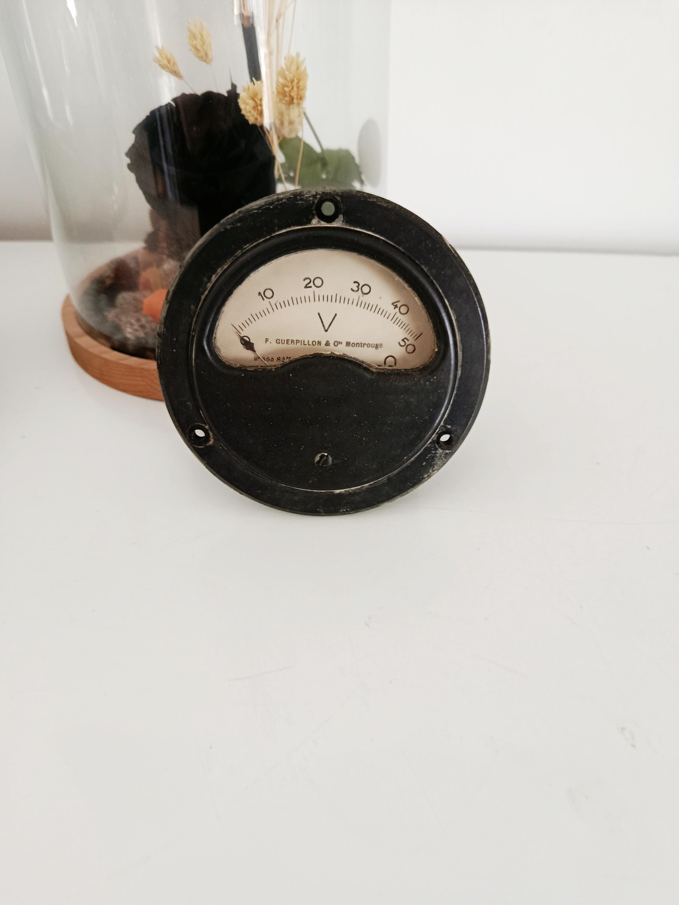 Antique Voltmeter - Etsy