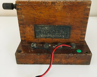 Ancien matériel téléphonique /appel magnétique 1915 France