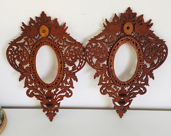 Splendid Antique carved wooden photo frames 35 cm
