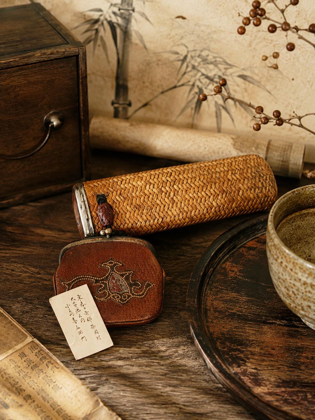 Antique Japanese Tobacco Pouch - Etsy